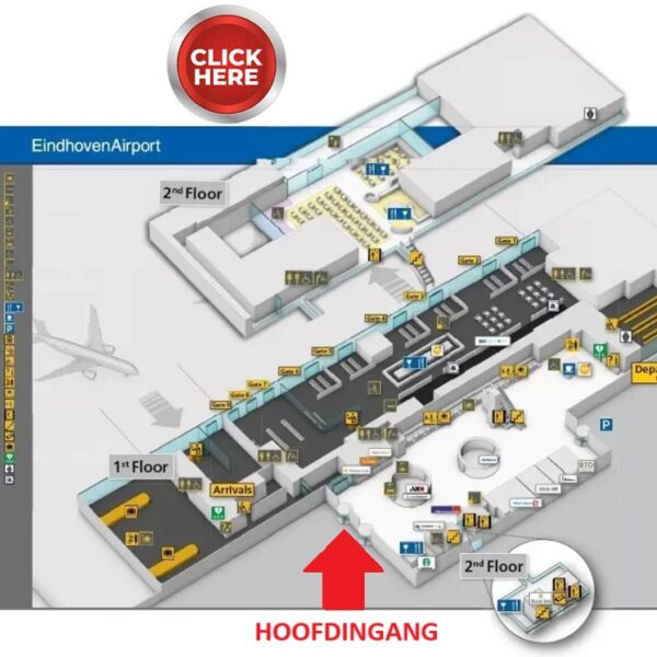 plattegrond eindhoven airport