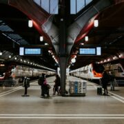 trein naar zwitserse alpen